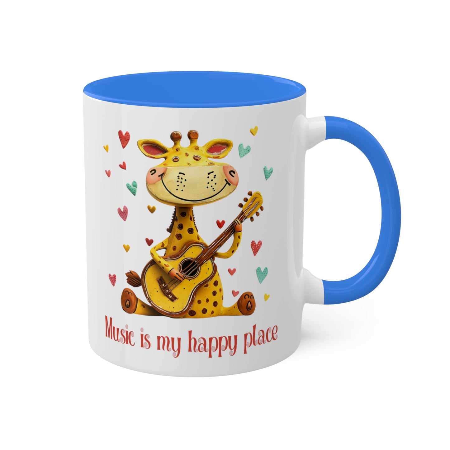 Giraffe Musician Mug