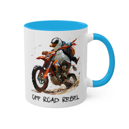 Penguin Dirt Biker Mug