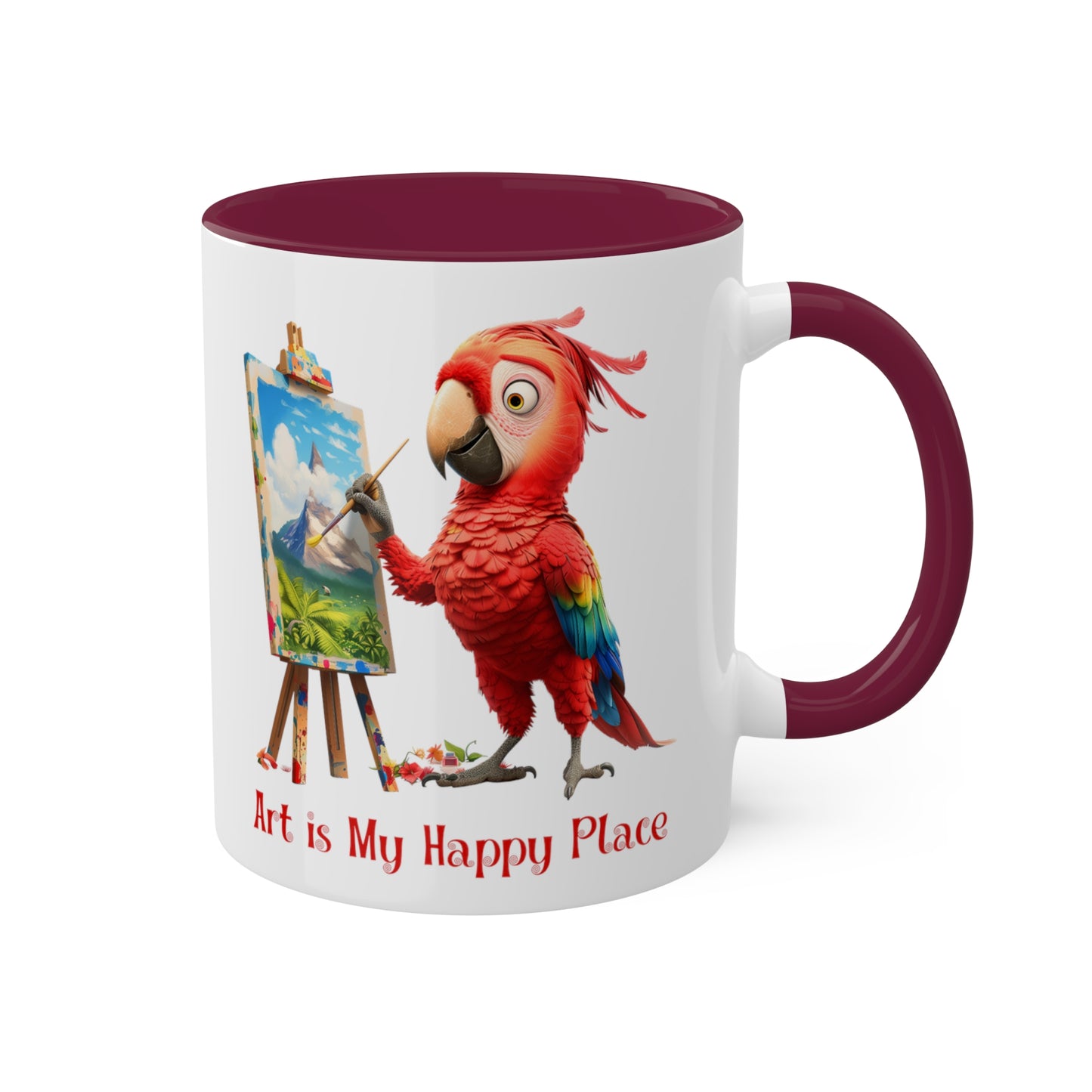 Parrot Artist Mug