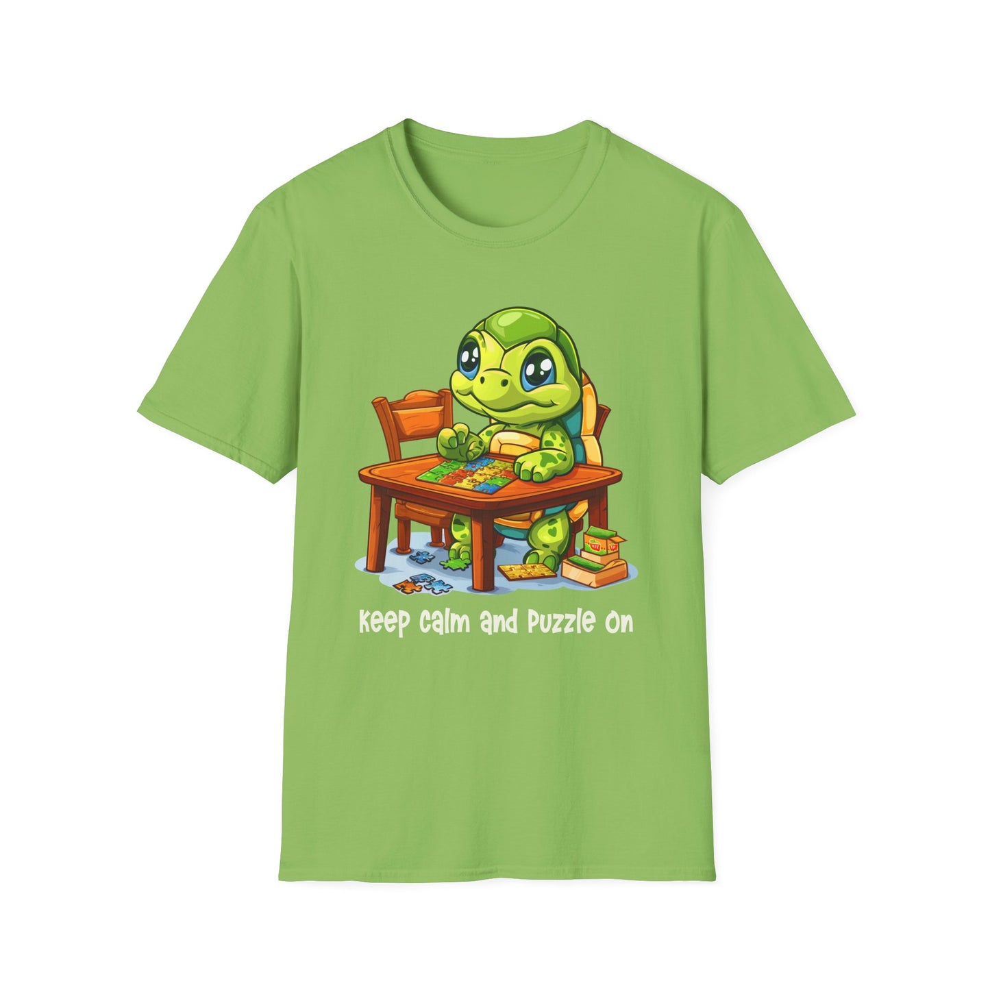 Turtle Puzzler Softstyle T-Shirt