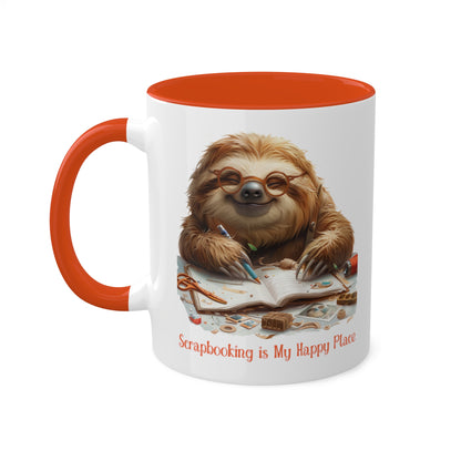 Sloth Scrapbooking Mug