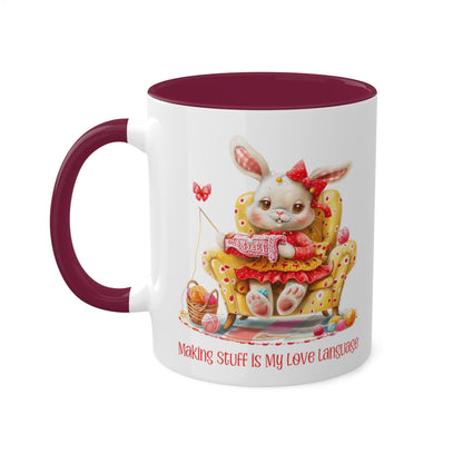 Rabbit Crocheter Mug