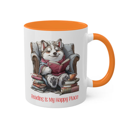 Corgi Reading Mug