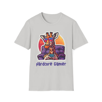 Giraffe Gamer Unisex Softstyle T-Shirt