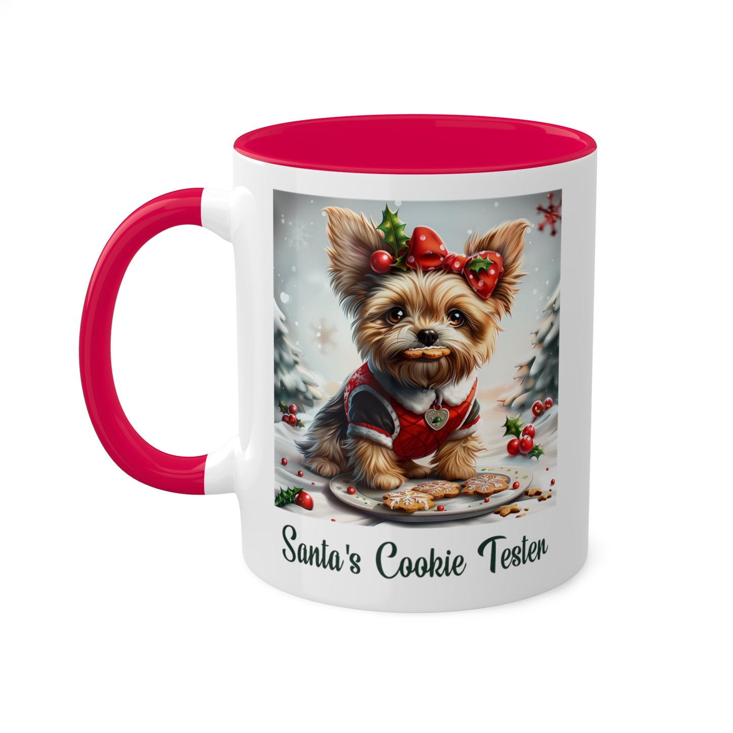 Terrier Christmas Baker Mug