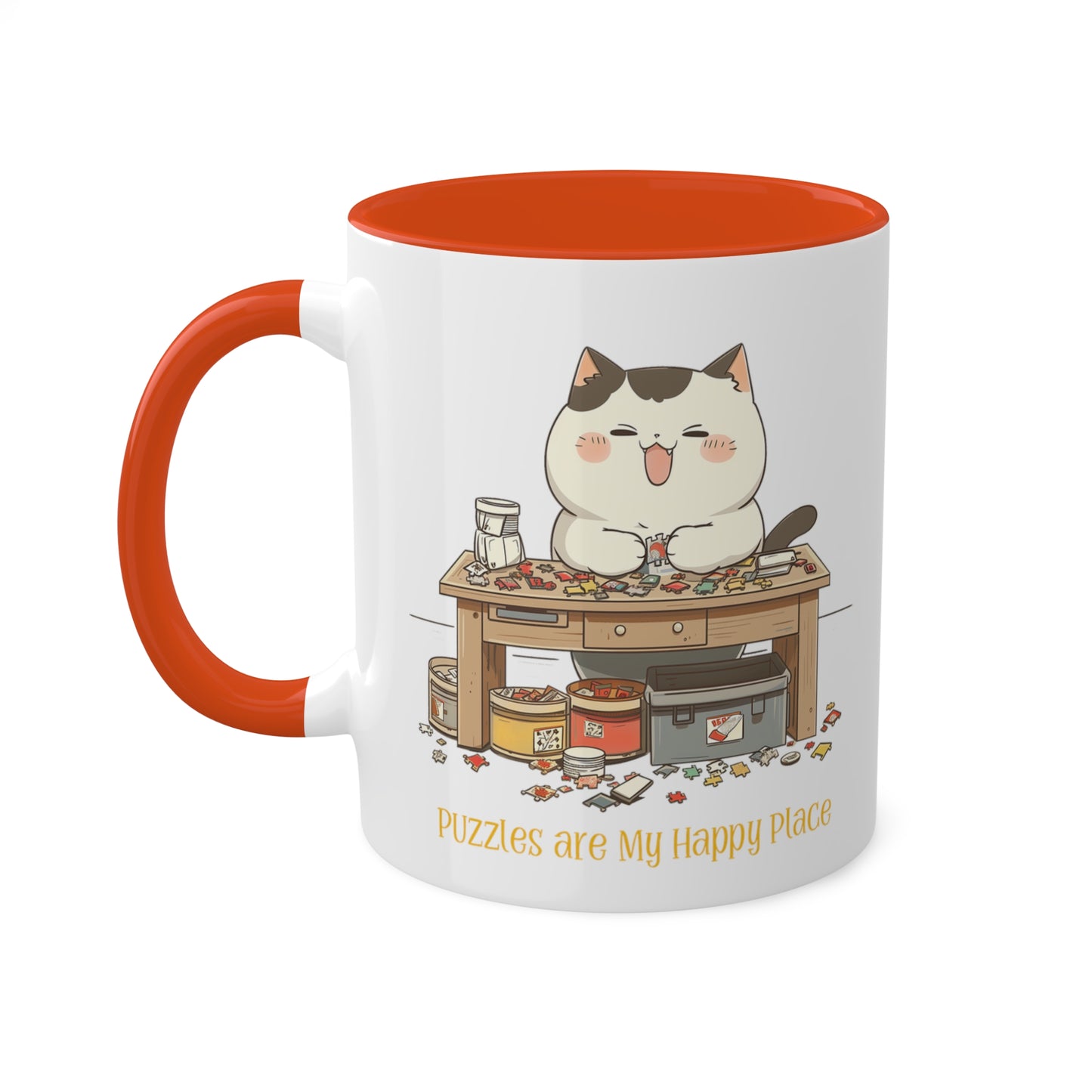 Cat Puzzler Mug