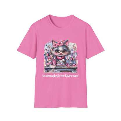 Cat Scrapbooker Softstyle T-Shirt