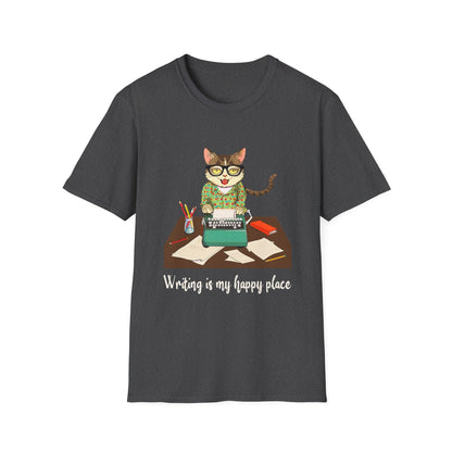 Cat Writer Softstyle T-Shirt