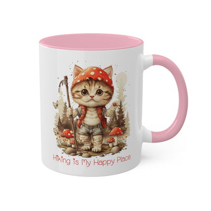 Cat Hiker Mug