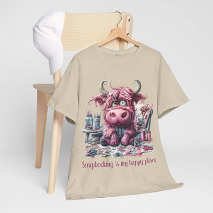 Highland Cow Scrapbooking Tee