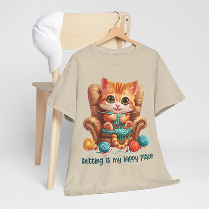 Cat Knitter Tee