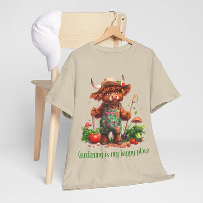 Highland Cow Gardener Tee