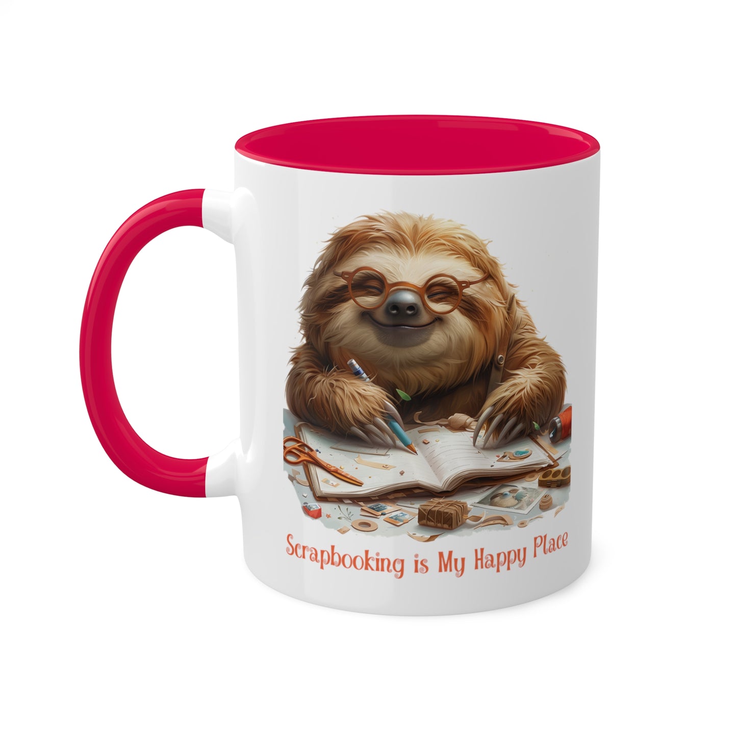 Sloth Scrapbooking Mug