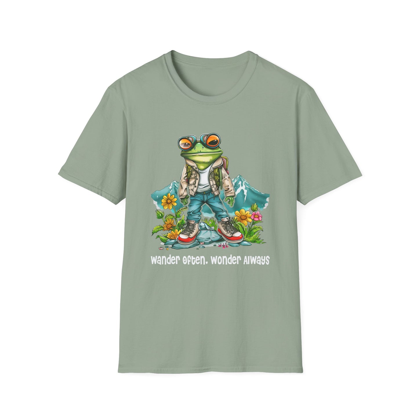 Frog Hiker Softstyle T-Shirt