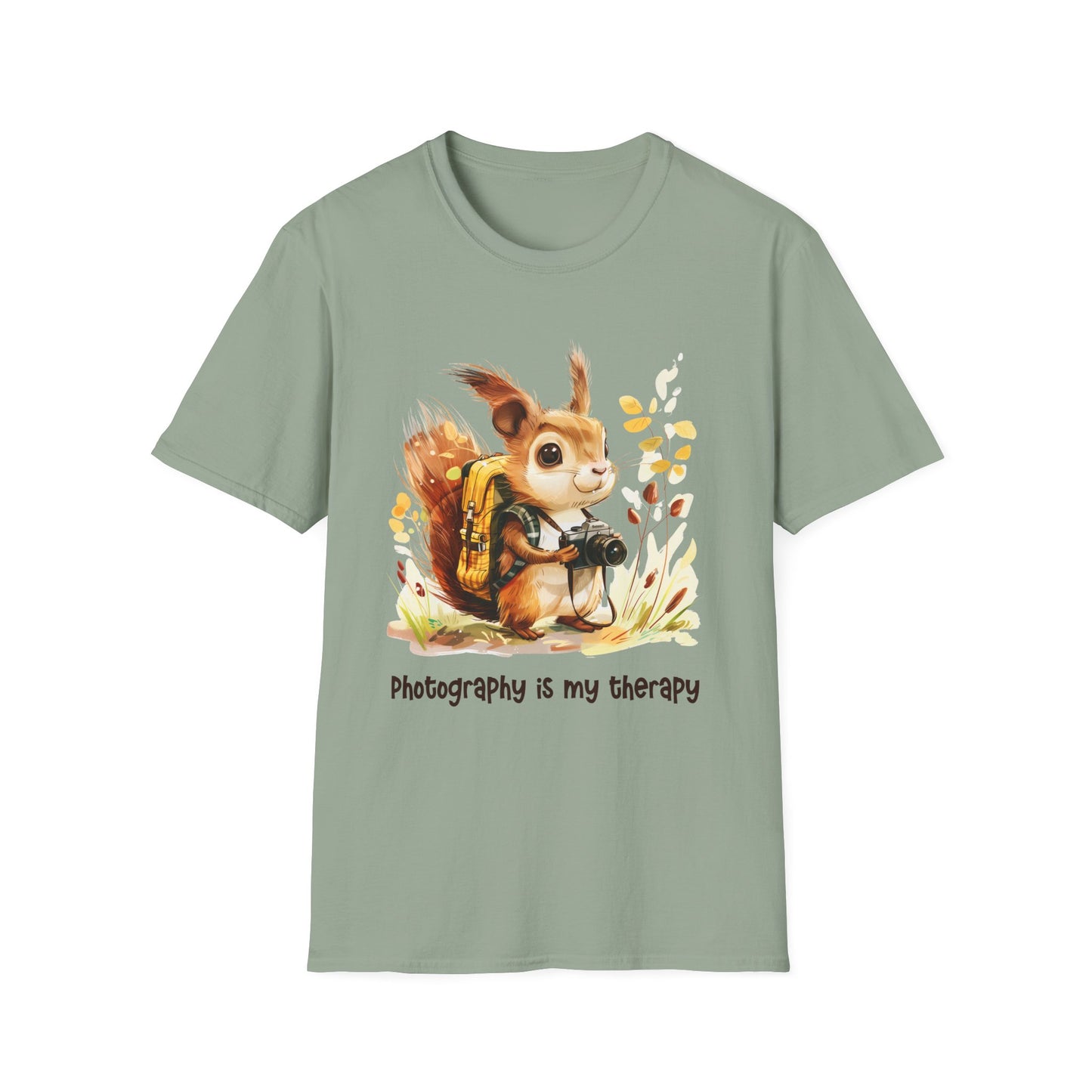 Squirrel Photographer Softstyle T-Shirt