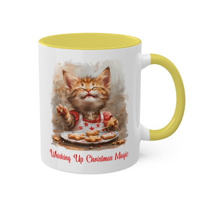 Cat Christmas Baker Mug