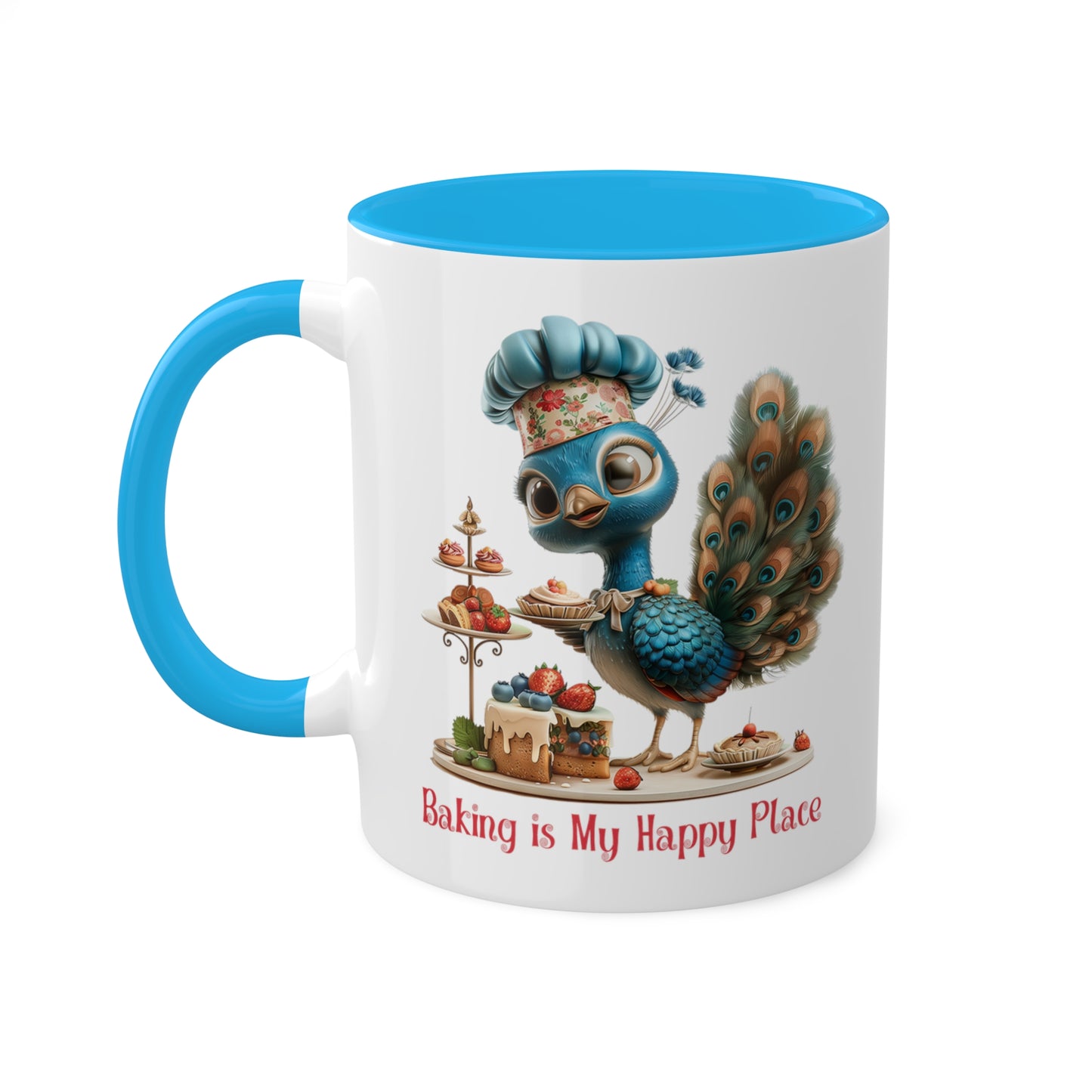 Peacock Baker Mug