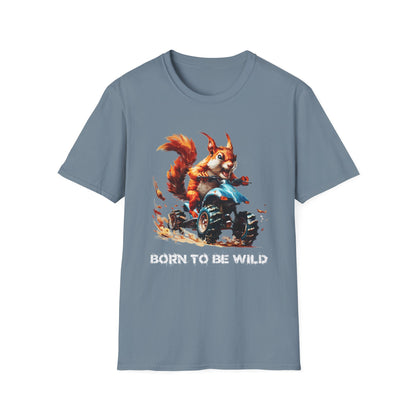 Squirrel Quad Rider Softstyle T-Shirt