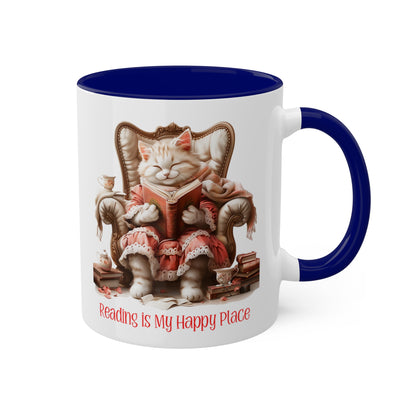 Cat Reading Mug