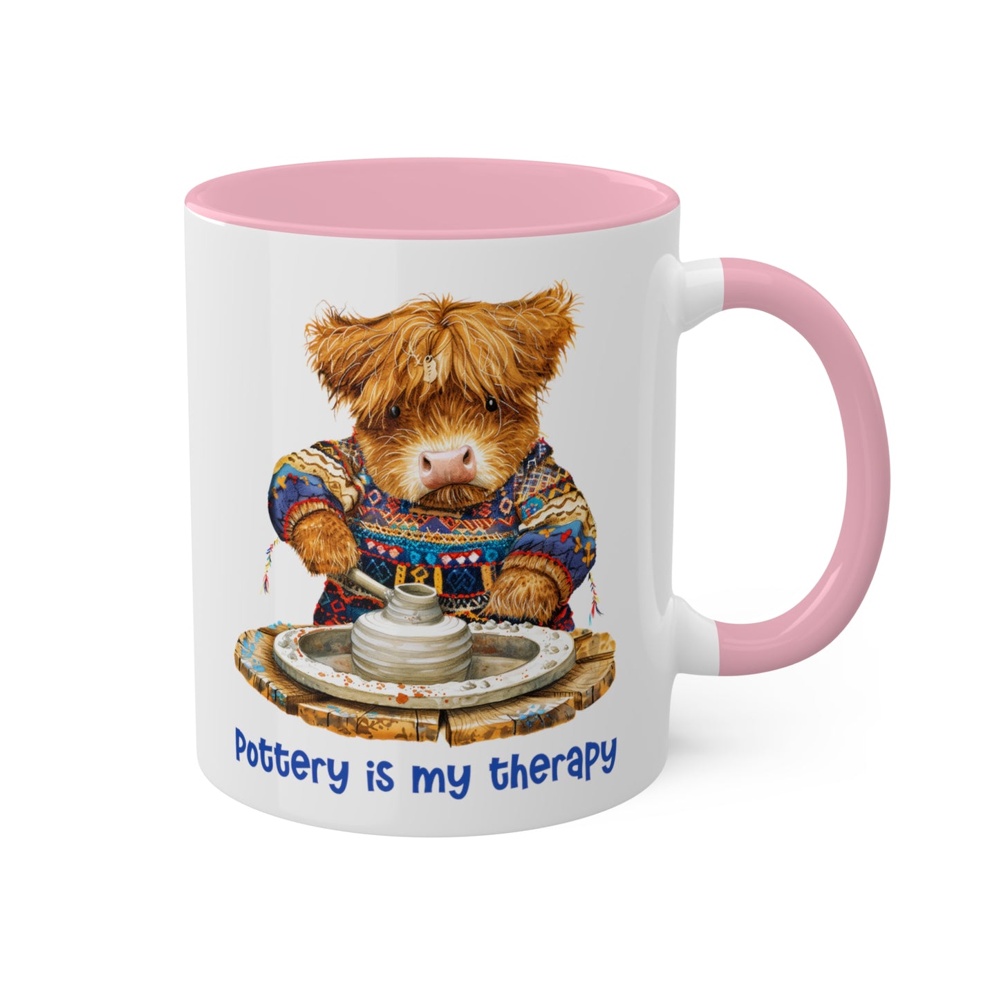 Highland Cow Potter Mug