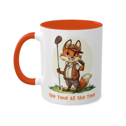 Fox Golfer Mug