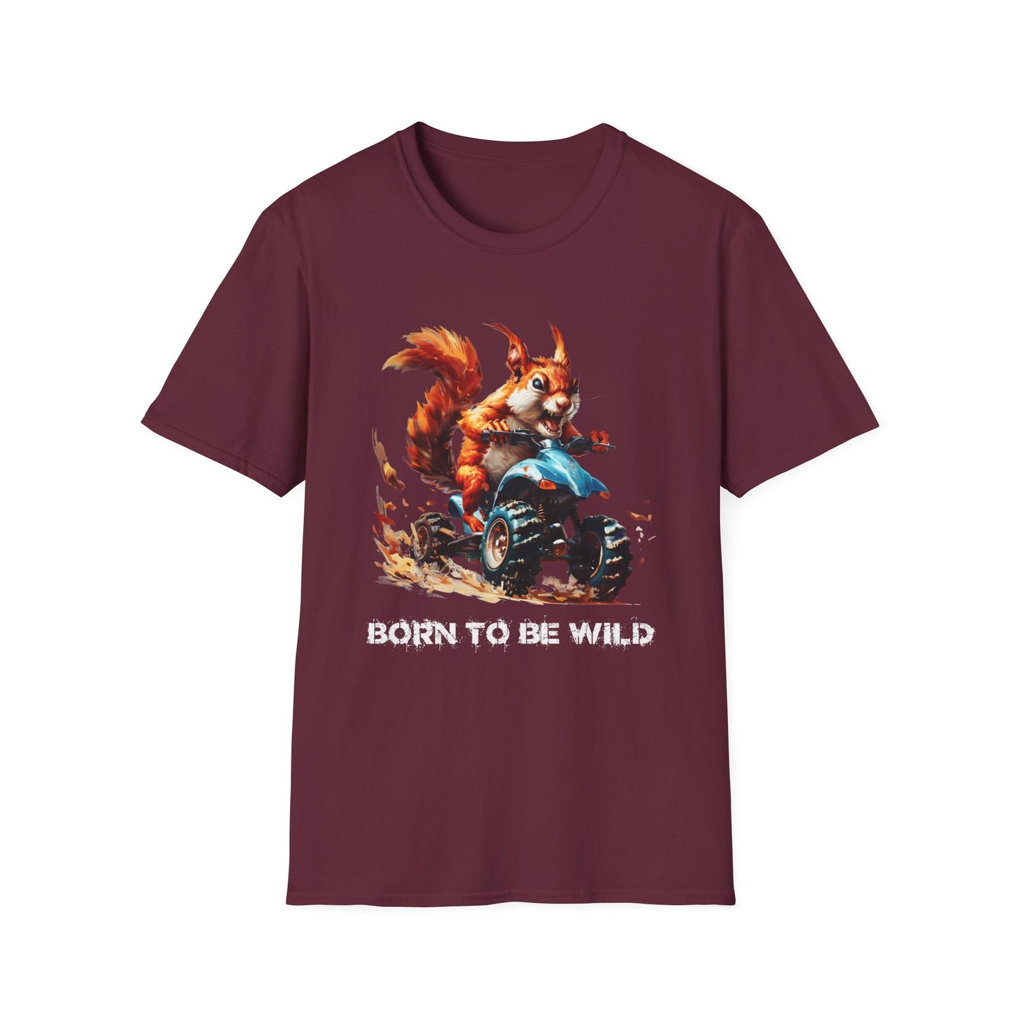 Squirrel Quad Rider Softstyle T-Shirt