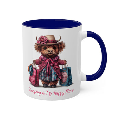 Highland Cow Shopping Mug