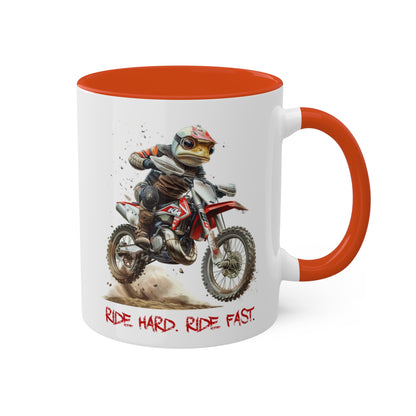 Frog Dirt Biker Mug