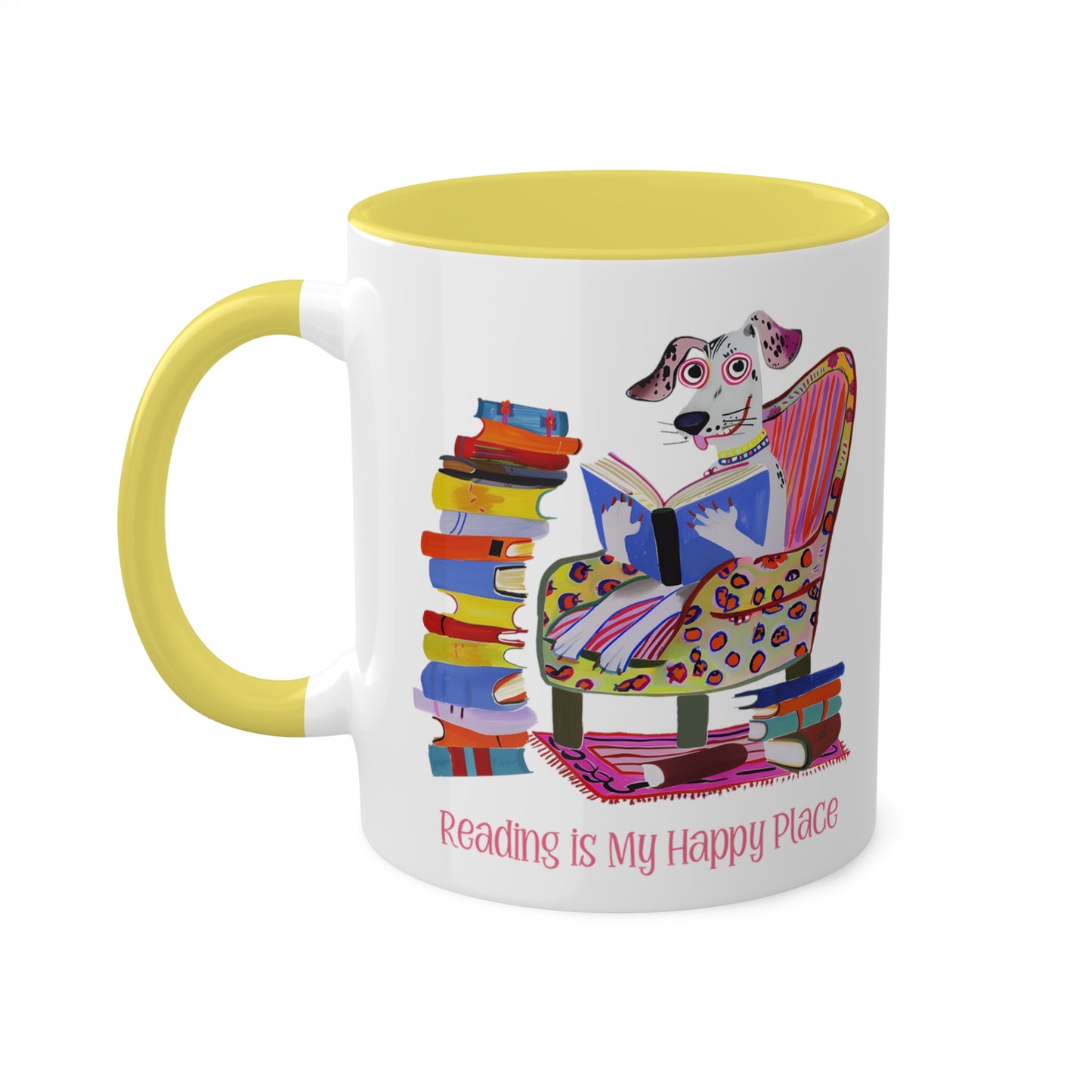 Dalmatian Reading Mug