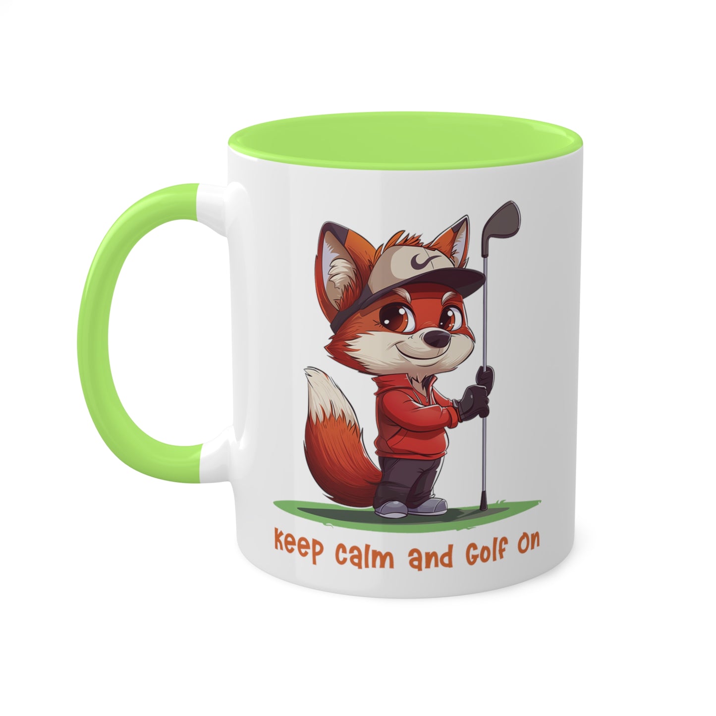 Fox Golfer Mug