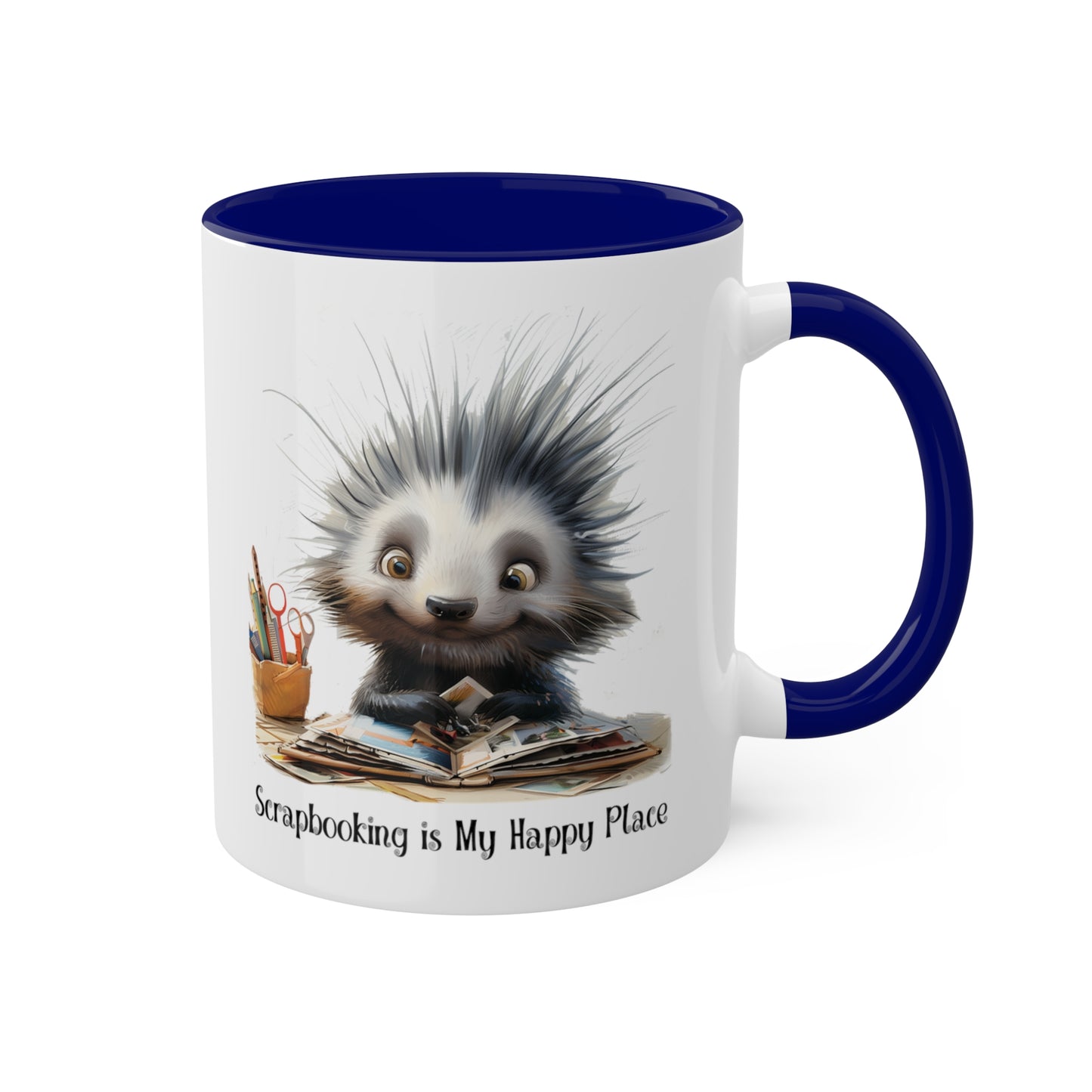 Porcupine Scrapbooking Mug