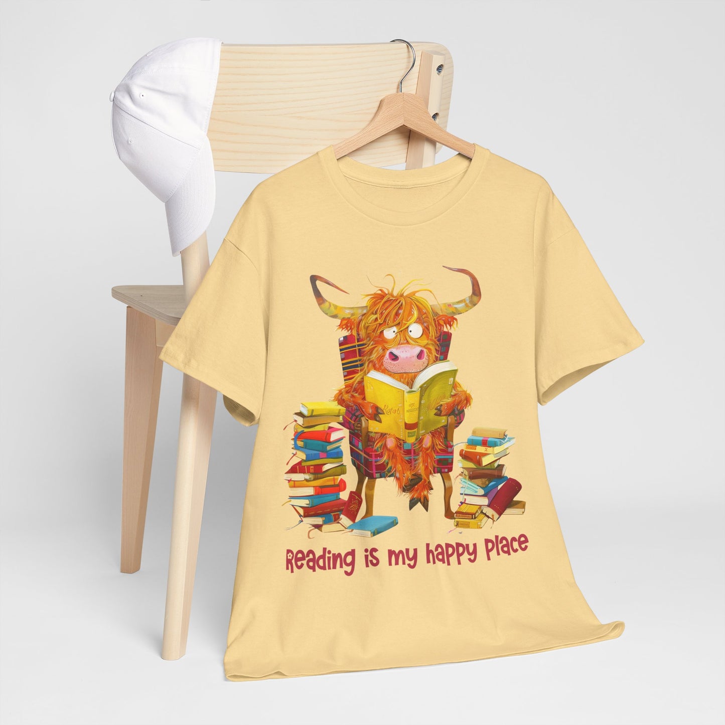 Highland Cow Reader Tee