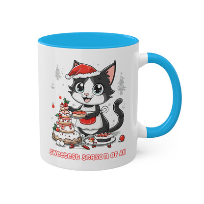 Cat Christmas Baker Mug