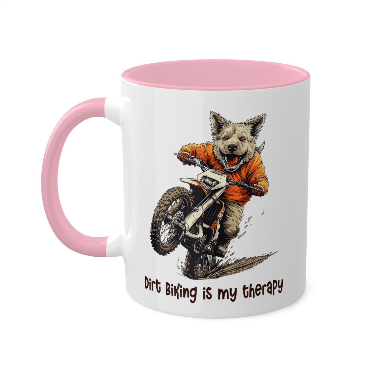 Wolf Dirt Biker Mug