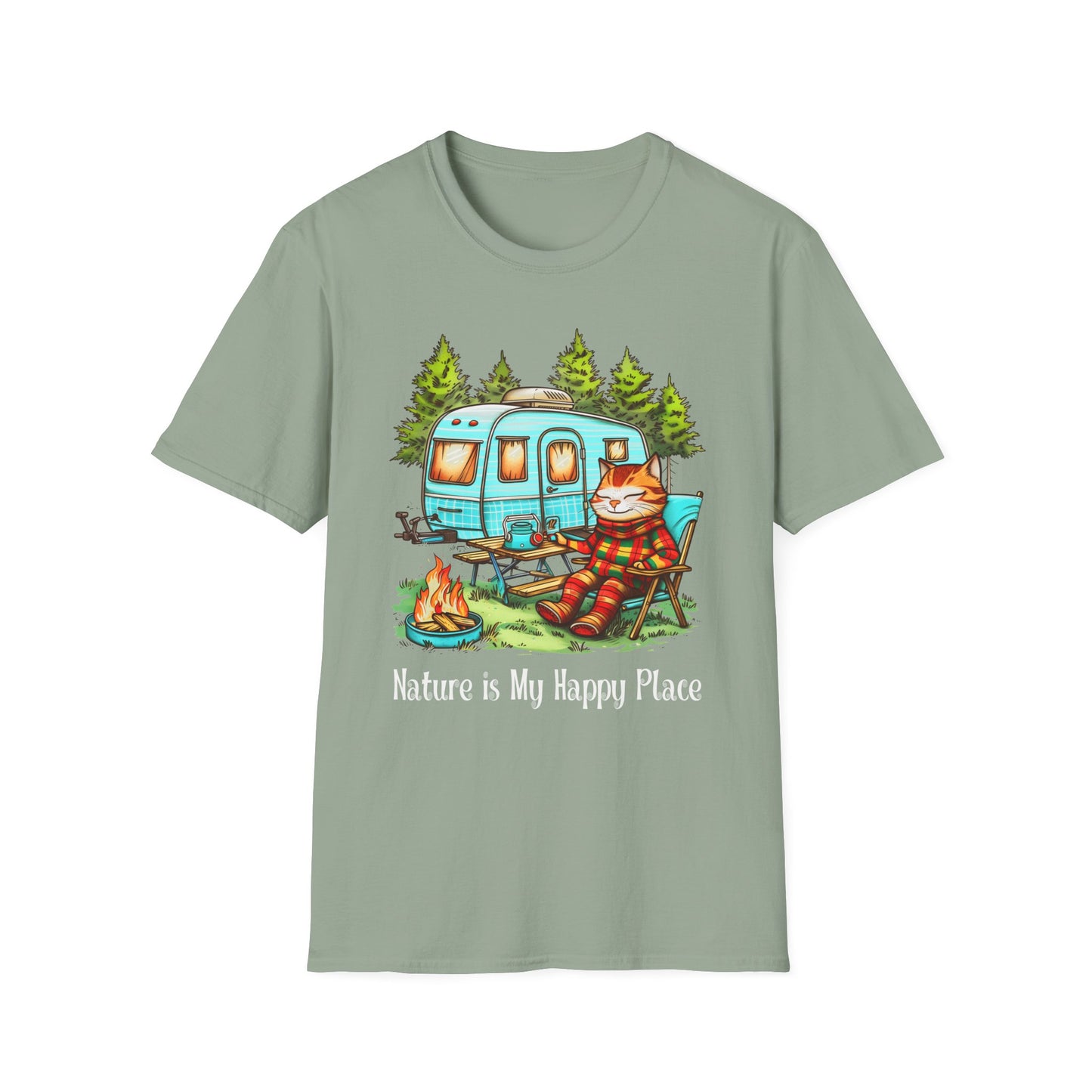 Cat Camper Softstyle T-Shirt