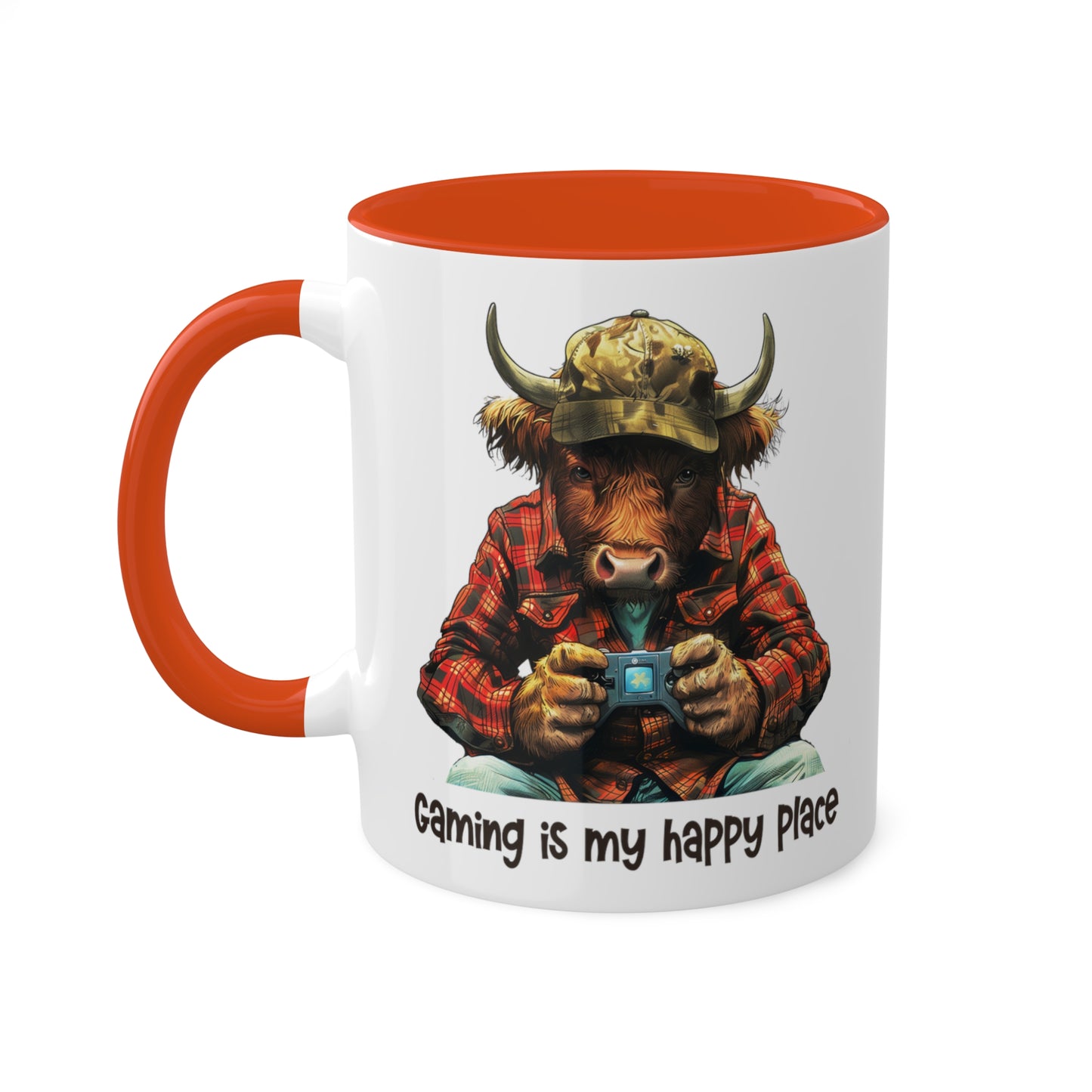 Highland Cow Gamer Mug