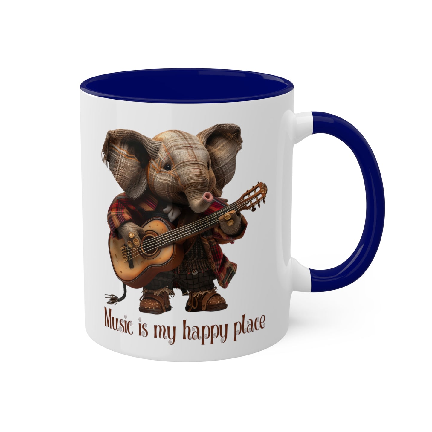 Elephant Musician Mug