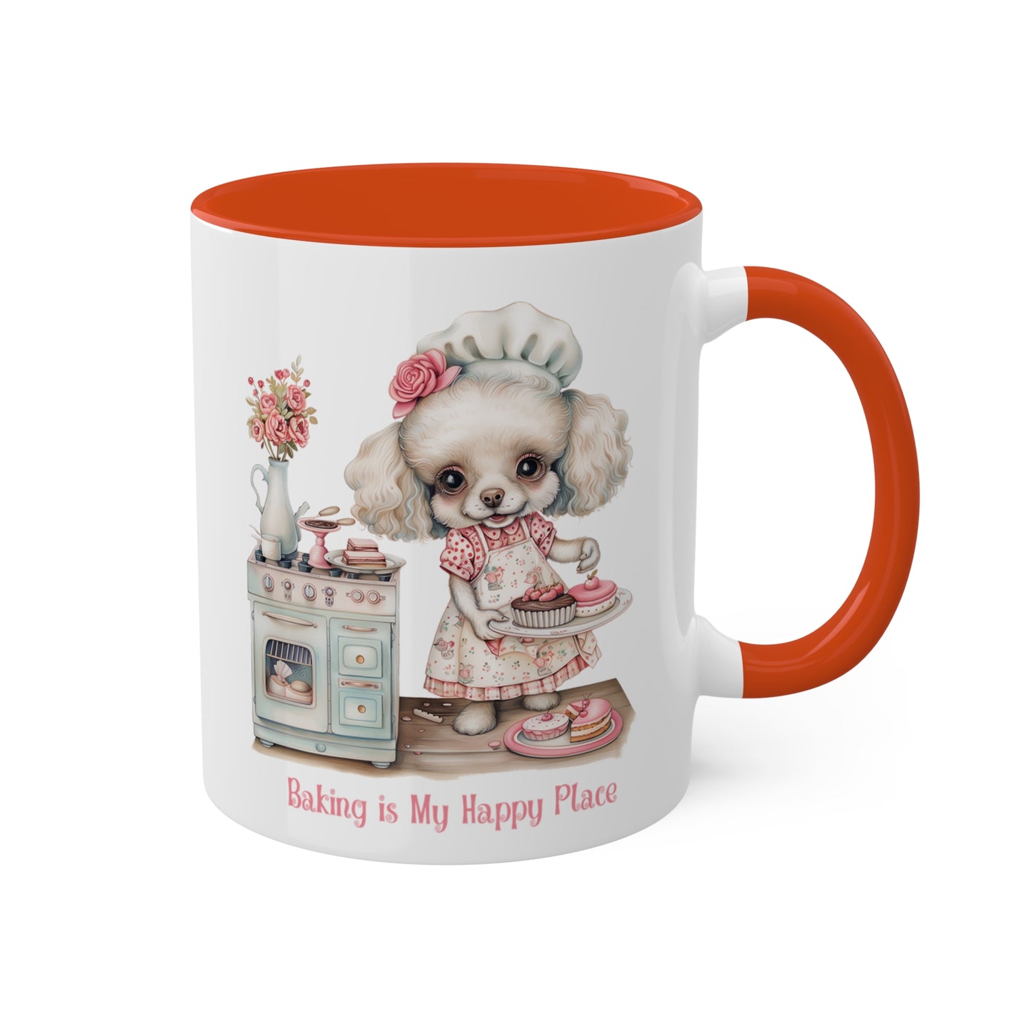 Poodle Baker Mug