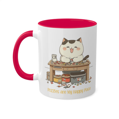 Cat Puzzler Mug