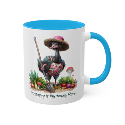 Ostrich Gardener Mug