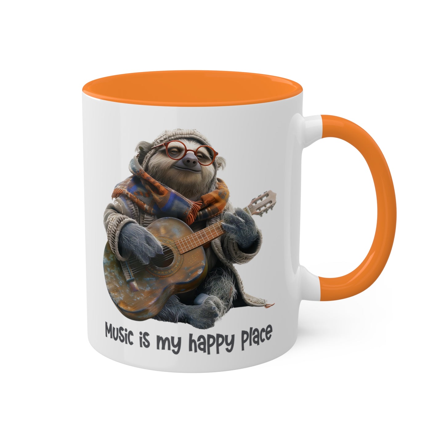 Sloth Musician Mug