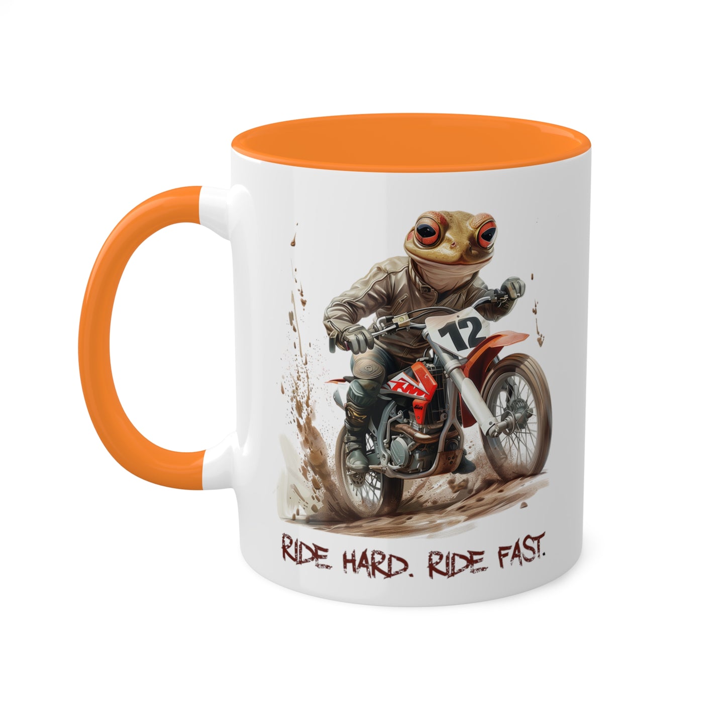 Frog Dirt Biker Mug