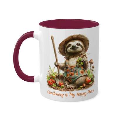 Sloth Gardener Mug