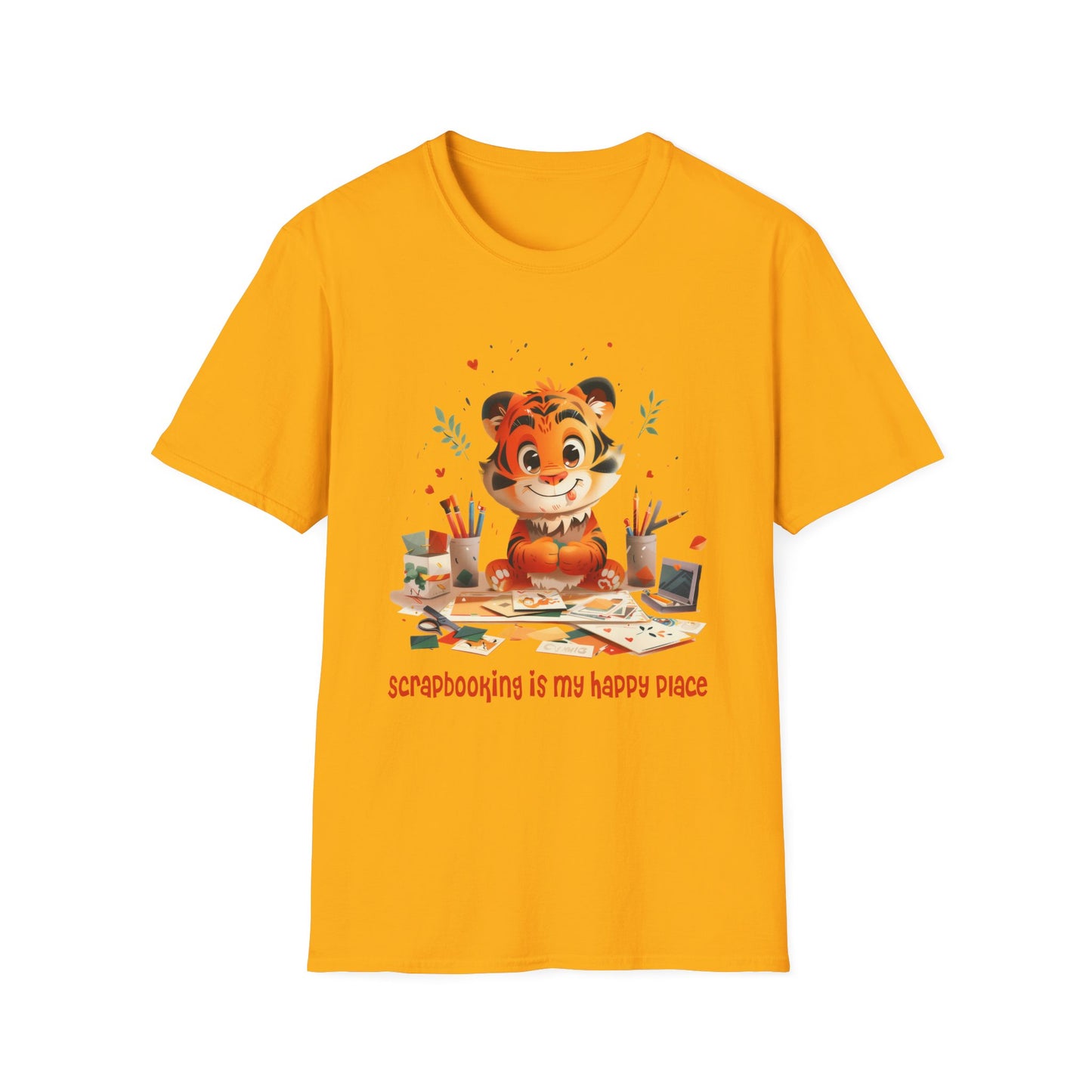 Tiger Scrapbooking Softstyle T-Shirt