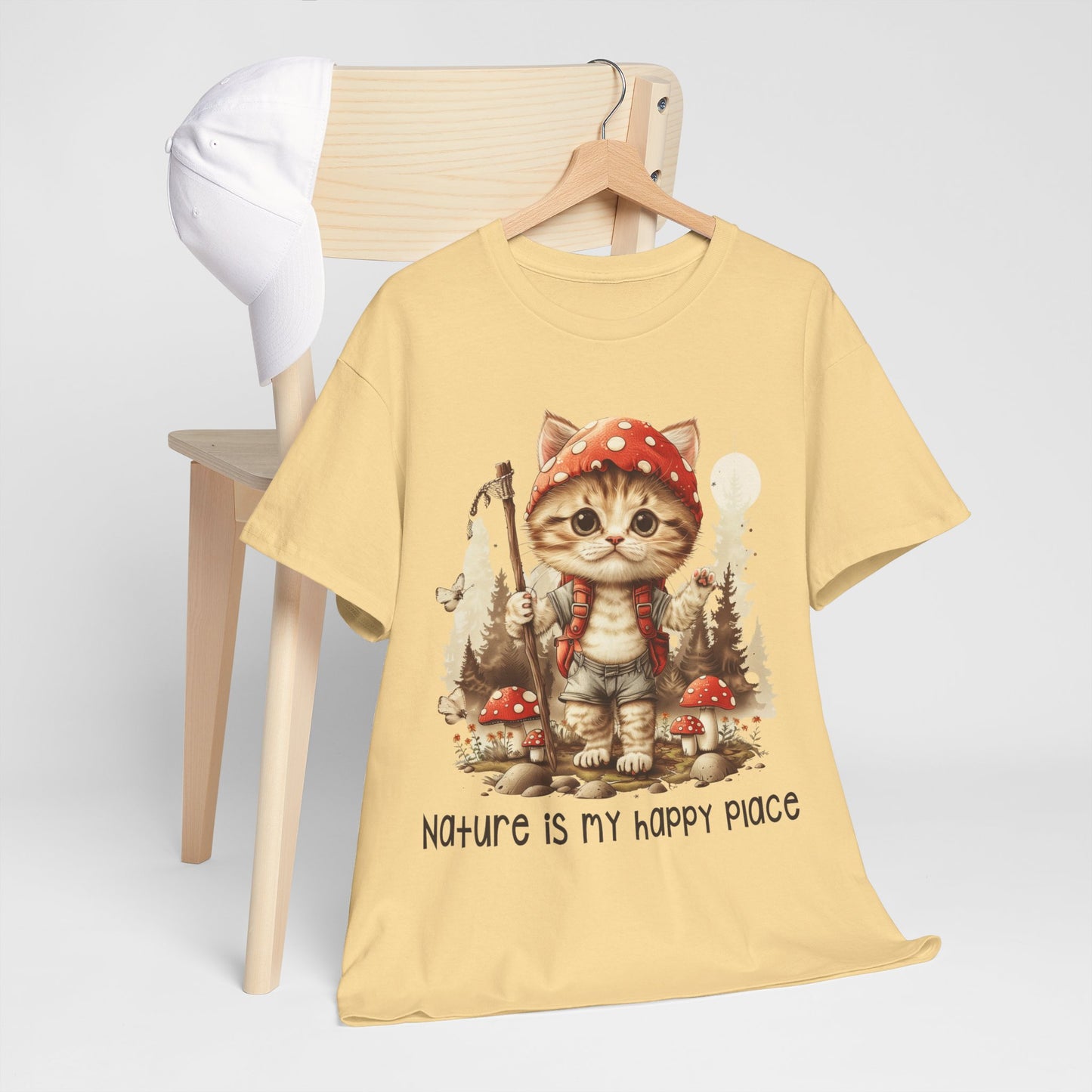 Cat Hiker Tee