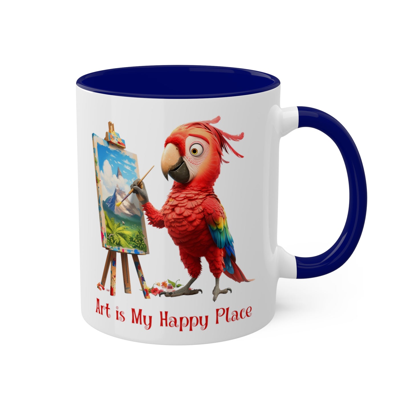 Parrot Artist Mug