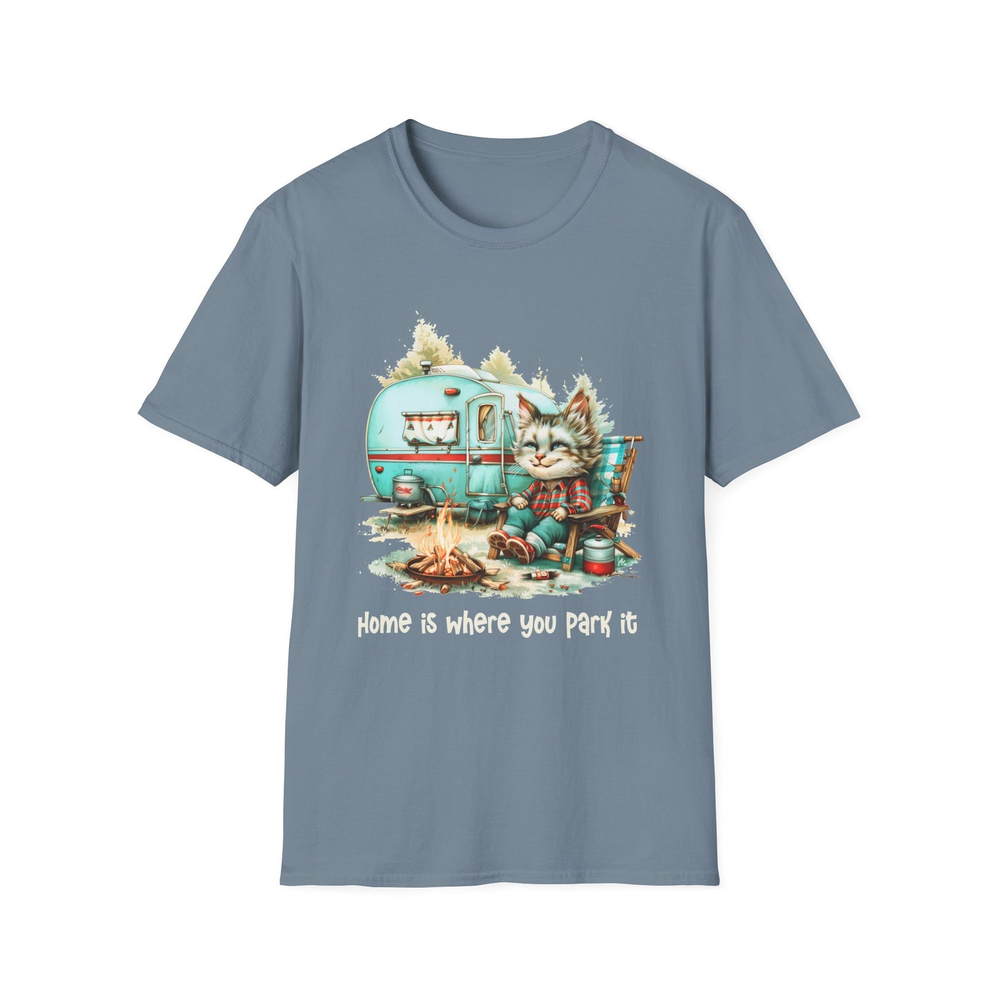 Cat Camper Softstyle T-Shirt