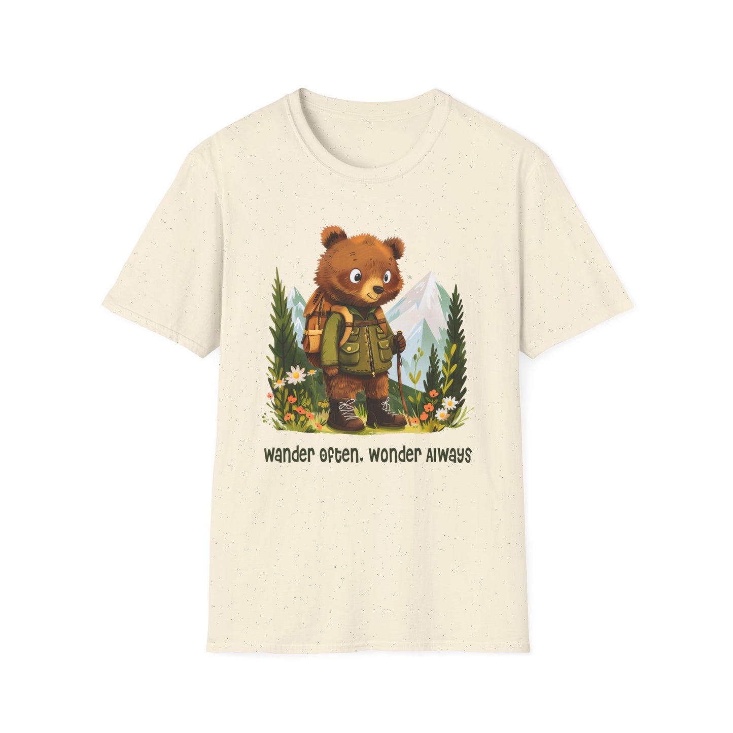 Bear Hiker Softstyle T-Shirt