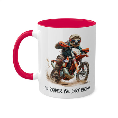 Sloth Dirt Biker Mug