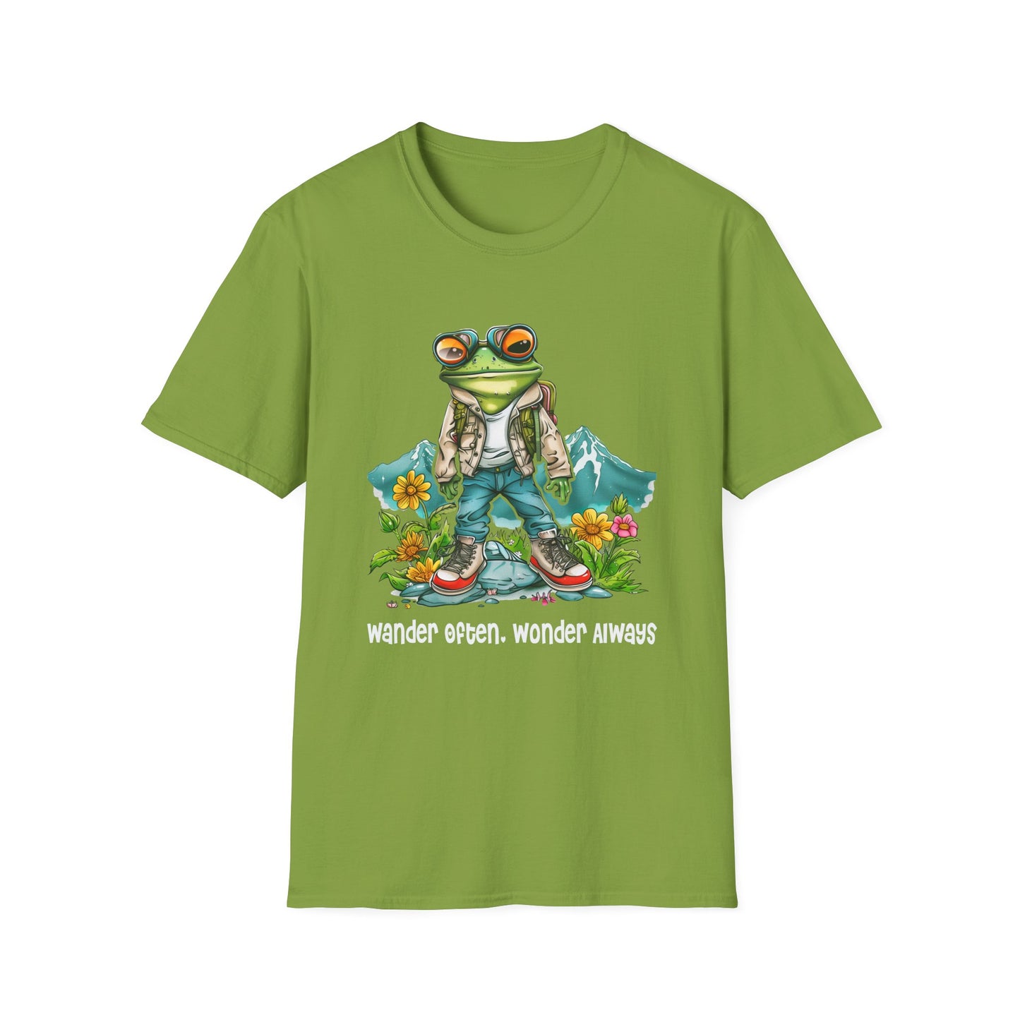 Frog Hiker Softstyle T-Shirt